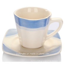 High Quality Porcelain Coffee Mug with Plate